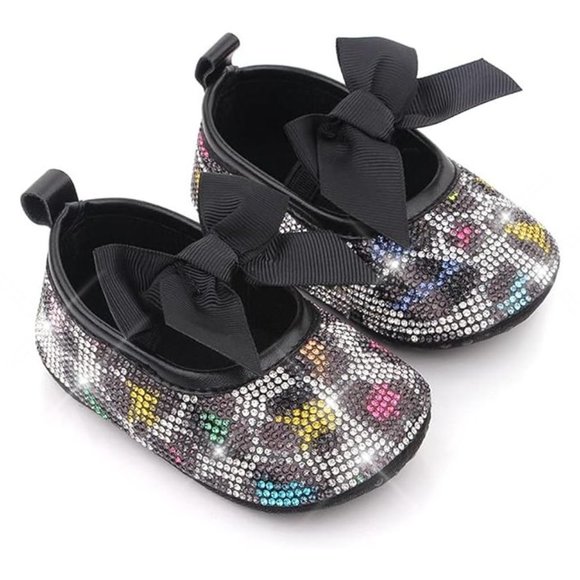 NWT Cute Sparkling Bling Swarovski Rhinestone Baby Girl Princess Shoes +… - Picture 9 of 16